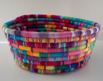 Colorful Basket | Decorative Gift Basket | Home Decor Baskets | Boho Baskets Decor | Eclectic Baskets | Eclectic Gift | Colorful Boho Decor