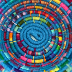 Blue Basket | Handwoven Baskets | Blue Home Decor | Blue Accents | Blue Living Room Decor | Blue ...