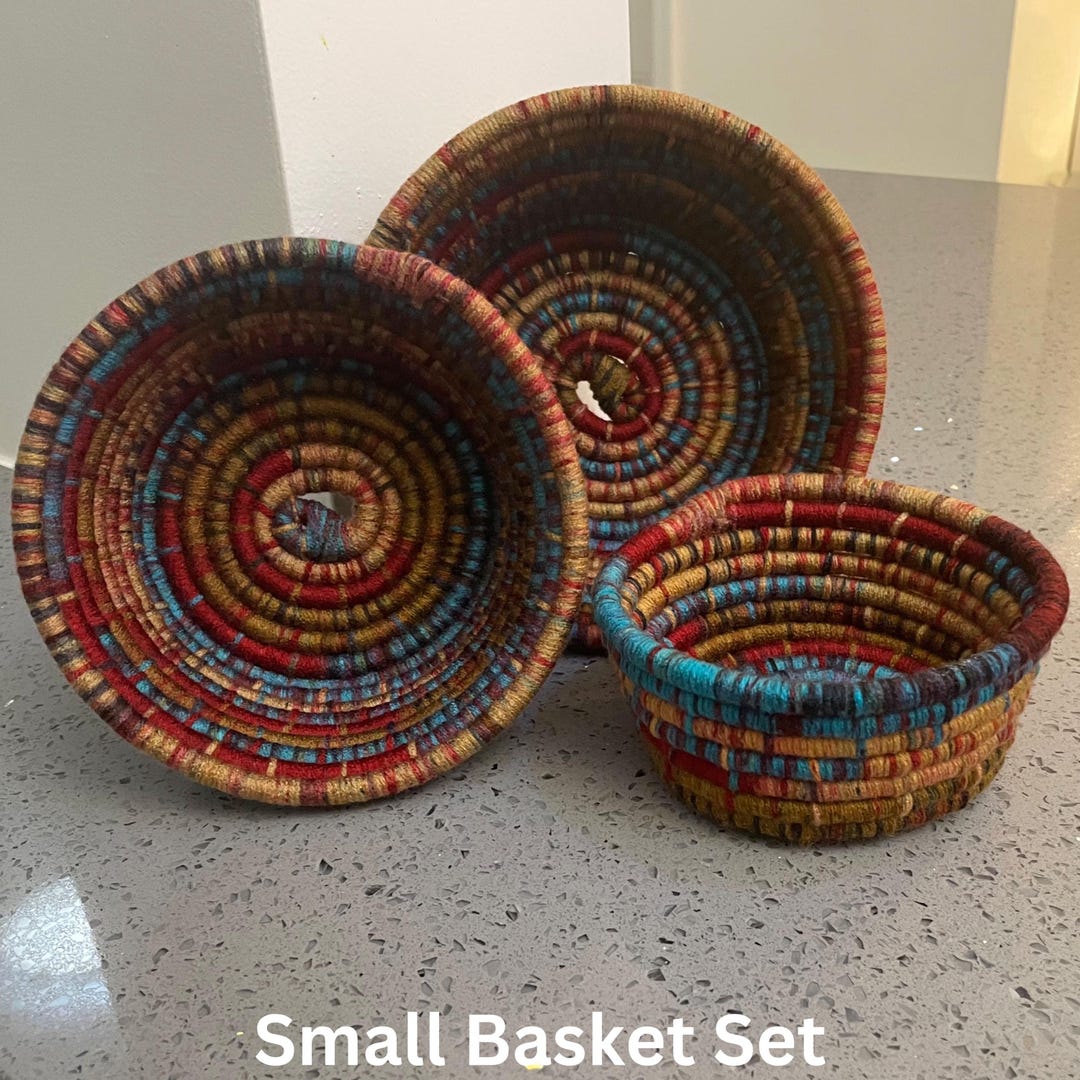 Woven Basket Set | Small Gift Baskets | Small Basket Set | Small Woven ...