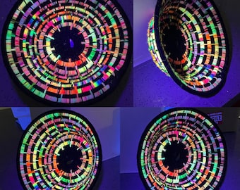 UV Reactive Decor | Blacklight Reactive Decor | Black Light Reactive Decor | UV Color Changing Decor | Black Light Art | Blacklight Art