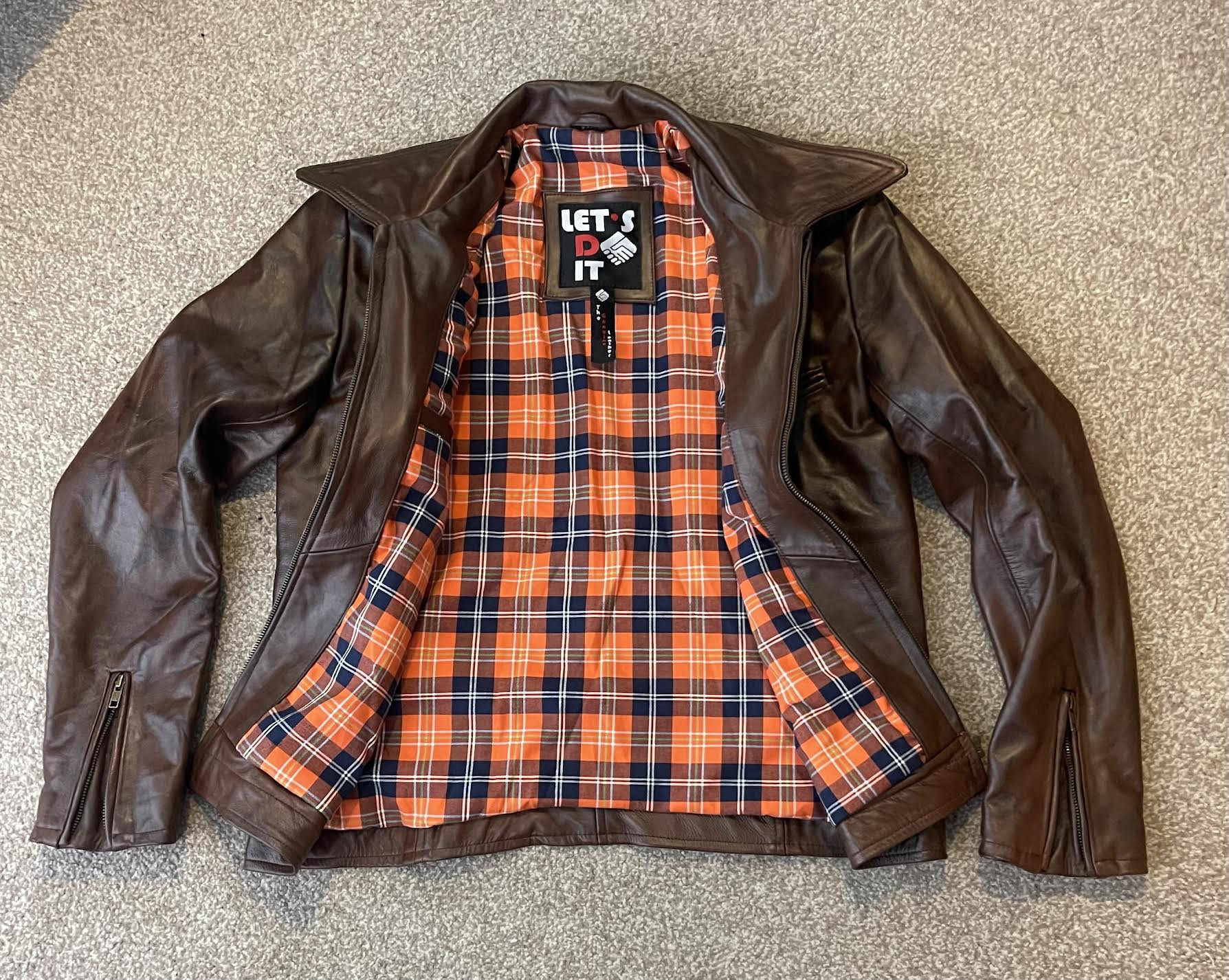 vintage Germany leather jkt A-2 df