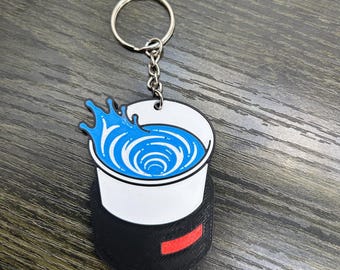 Water Cup Key Chain - Bag Charm - Key Holder - Initial D inspired.