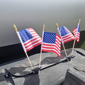 Ergonomic Knobs for Propane Tank Cover With Intergraded Flag Holder - M5 threads -  (2-Pack)