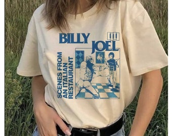 Billy Joel Vintage Retro T-Shirt, Billy Joel Scenes From An Italian Restaurant Shirt Vintage Shirt, Billy Joel shirt, Billy Joel 1443935392
