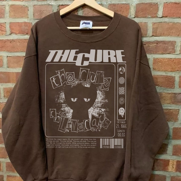 The Cure Funny musique, The Cure The lovecats Shirt, vintage des années 90 The Cure, Gift Love Fans, The Cure Tour Gift pour hommes femmes t-shirt unisexe