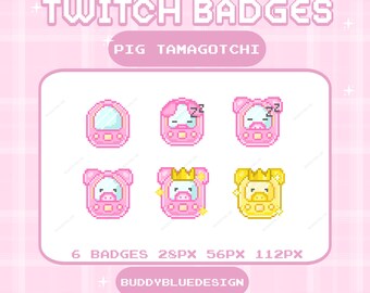 Pig Tamagotchi Sub Twitch,Pig Tamagotchi Pixel Sub Bit Twitch ,Tamagotchi Sub Stream ,Cute Tamagotchi,Pig Tamagotchi,Kawii Pixel Twitch