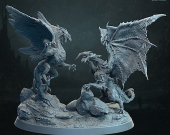 Dragon of Heaven and Hell (Diorama)  | 12K Quality