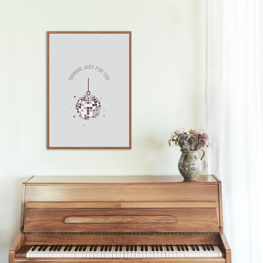 Taylor Swift Folklore Mirrorball Print Shining Just for You - Etsy