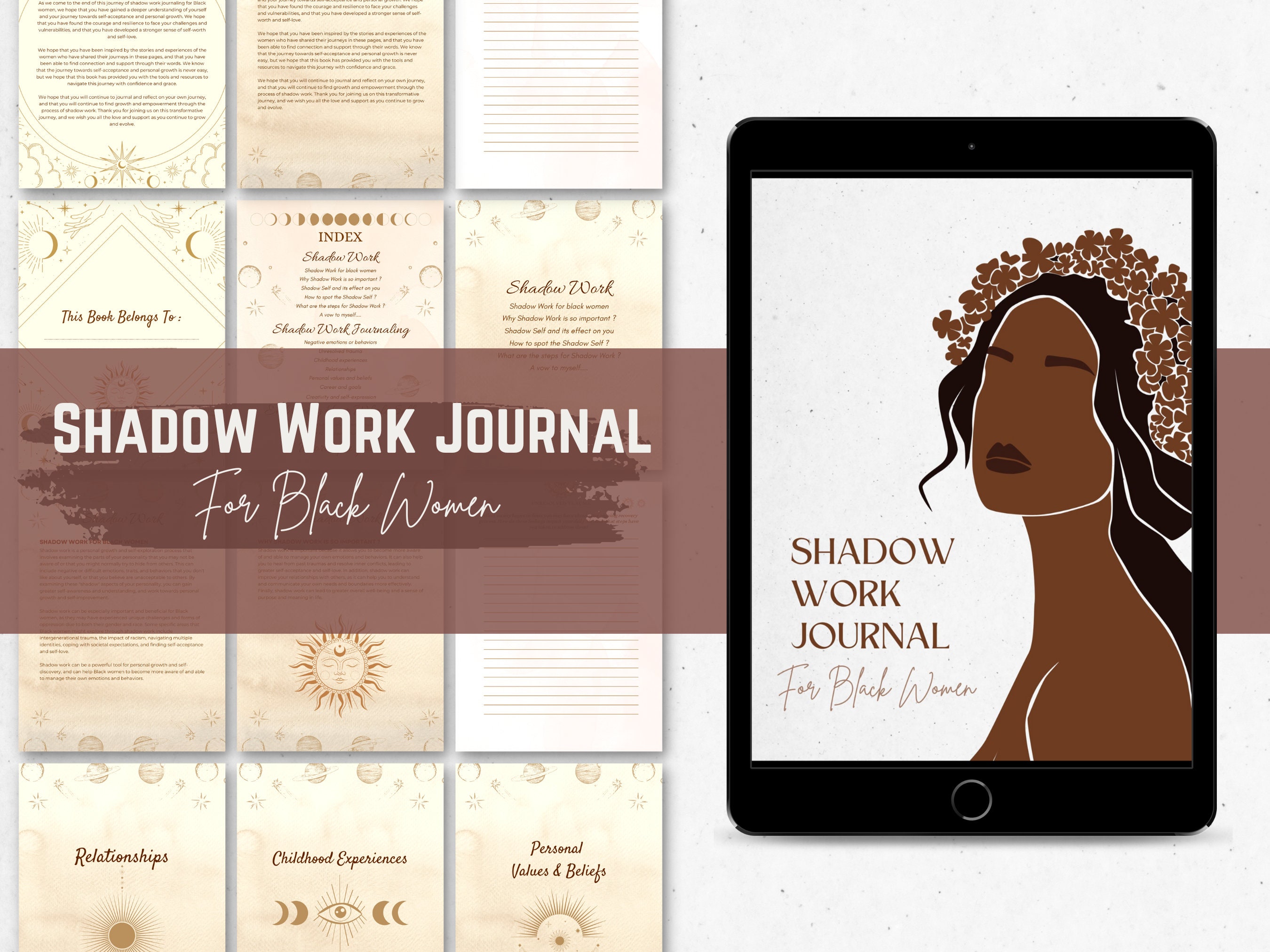 Shadow Work Journal for Black Women, Inner Child Healing Journal ...