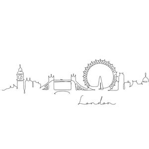 London Skyline Svg/skyline Svg/svg File - Etsy