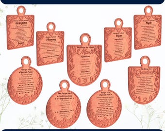 Recipe of a Mom SVG, Laser Cut Files, Mother's Day Gift (Digital Download