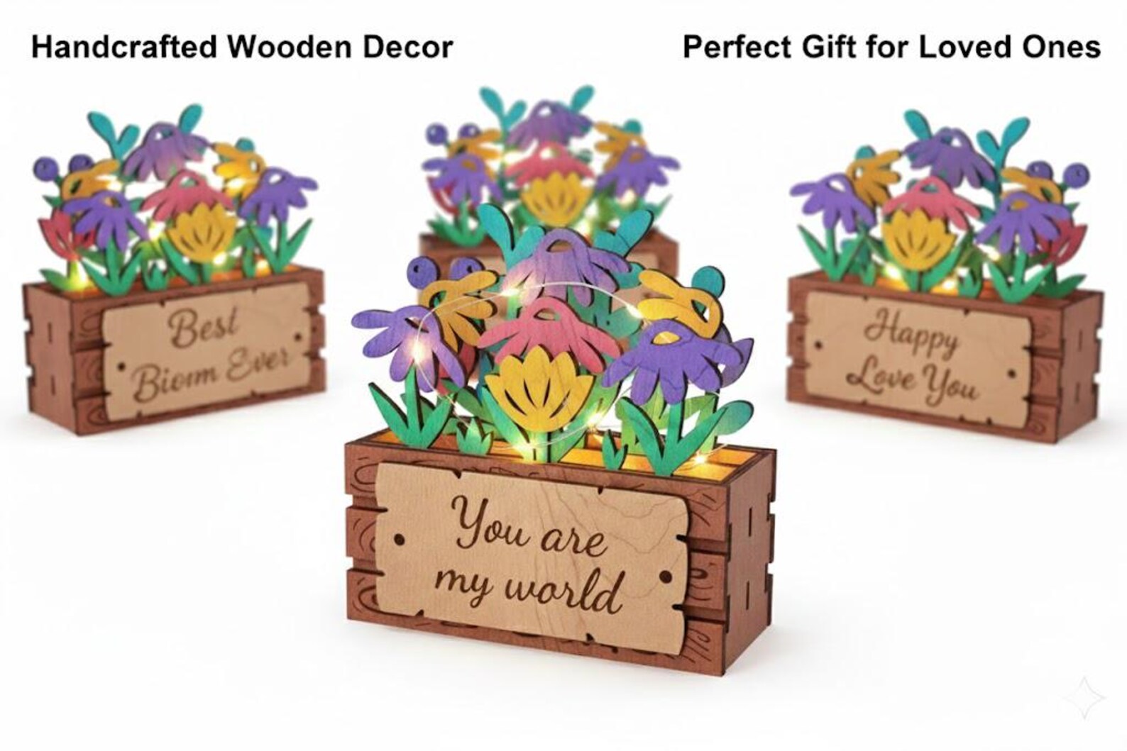 3D Flower Box SVG Bundle | Laser Cut Floral Gift (digital Files) - Etsy