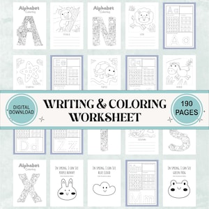 190+ Page, Alphabet Coloring Pages, Preschool Coloring Pages, Preschool Activity, Preschool Printable, Preschool Letter, Preschool Worksheet