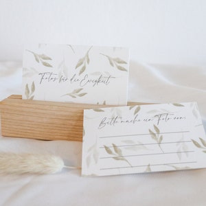 Fotoaufgaben für JGA | Fotospiel zum Junggesellinnenabschied | Blanko-Fotokarten mit Fotoaufgabenliste als PDF | Geschenkidee Hochzeit