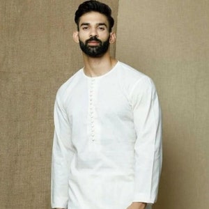 Handmade Cotton Kurta: Traditional Indian Menswear