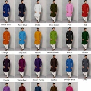 Mens kurta, traditional kurta, Simple kurta, 100%Cotton Unique kurta, Party wear kurta, All color kurta, Good quality, Only kurta not pajama