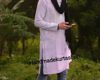 Men's Outfit Cotton Kurta for Men: Ethnic Party Wear