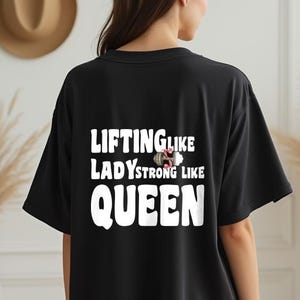 Funny Workout Shirts Women Oversized Gym Weightlifting Graphic Tshirt ,Gym Motivation Shirt  ,strength training t-shirt,Gymwear Gift for Her