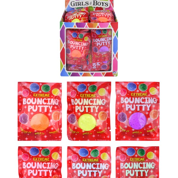 kids bouncing putty for party bags favours gift toy teacher or parent reward FREE DELIVERY!!