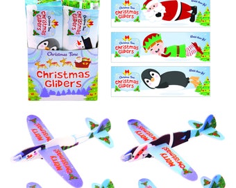 1-100 Christmas brightly coloured gliders stocking filler gift toy favour or reward