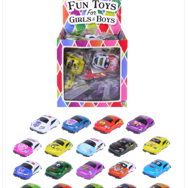 1-100 pull back cars for party bags treats rewards