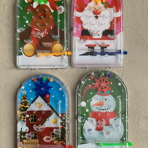 1-100 Christmas mini pinball game, stocking filler/reward/gift/toy image 1