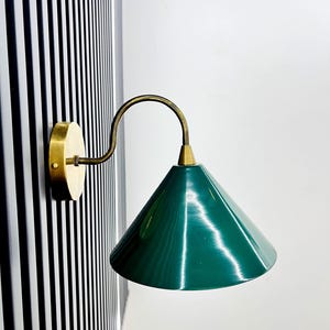 Mid Century 1 Light Modern Wall Sconce Handcrafted, Japanese Kitchen Light Inspired Brass Wall Sconce