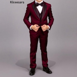 Kid Green Suit - Wedding Wear Suit - Gift for boy - Green Two Piece Suit - Baptism Suit  First communion Suit - Gift For Son - Page Boy Suit