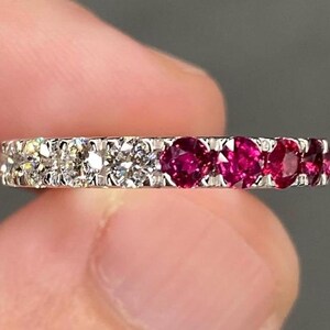 925 Sterlling silver  Ring CZ stone Anniversary Gift for her July birthstone beautiful band wedding gifted ring