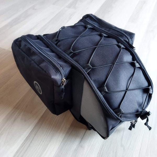 ELAS BACKPACK, luggage carrier, Bikepacking Bag, Luggage Carrier Bag, Cycling Backpack, Bicycle Travel, TRAIL, personalized gravel bag