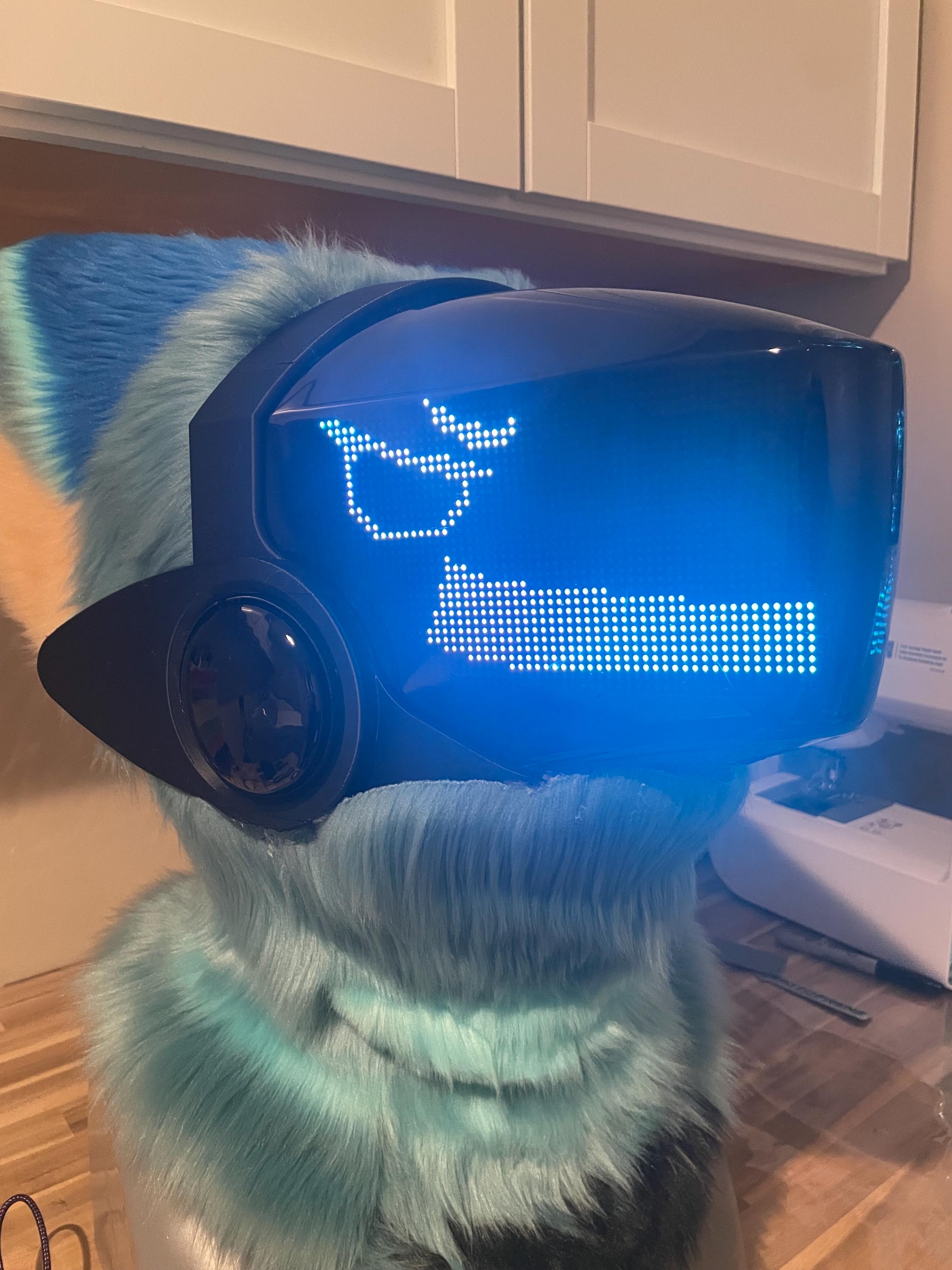 Protogen Head Preclaim Fursuit Head Commissions - Etsy