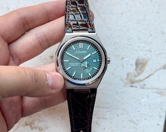 Citizen Zenshin Super Titanium / Eco-drive - Shiny Alligator
