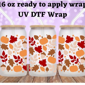 Western Pumpkin - 16oz UVDTF Cup Wrap