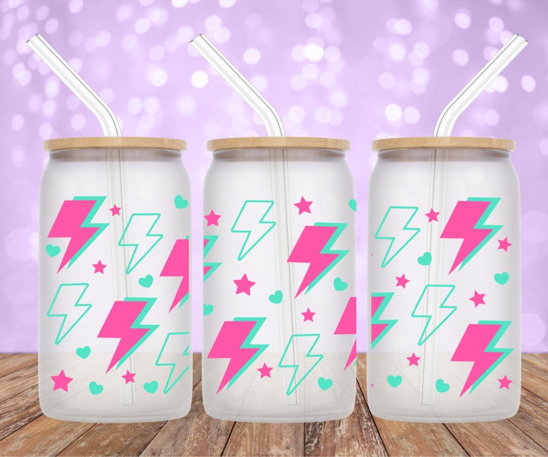 5 Sheets UV DTF Cup Wraps - Customizable Tumbler