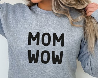 Coole Sweatshirts |Rundhals-Sweatshirt für Damen Geschenk Mama MOM Personalisiertes Geschenk Geburtstagsideen Muttertags Geschenk