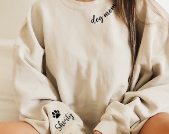 Personalized Australian Shepherd sweatshirt with dog name, custom Aussie sweater, gift for dog lovers