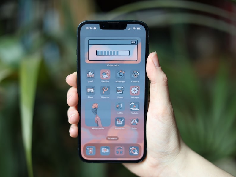 Dreamy Dusk Lofi Aesthetic iOS App Icons, Cute Pastel Wallpapers and Widgets for iPhone & Android zdjęcie 9