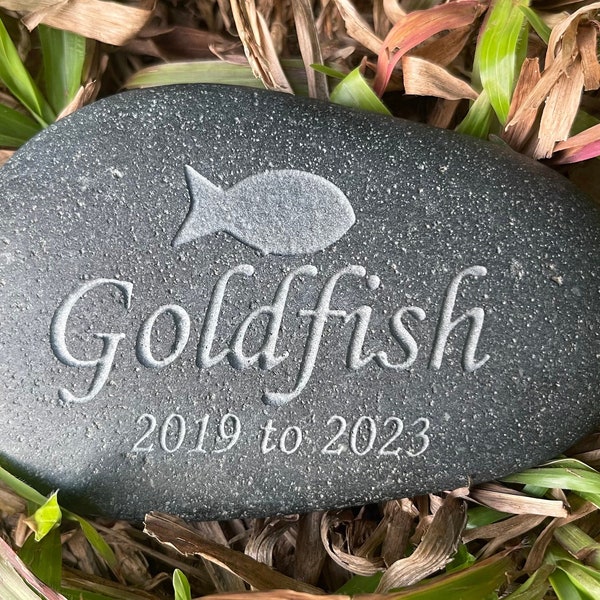 Personalized Fish Memorial Stones: A Tailored Tribute for Your Beloved Aquatic Companion