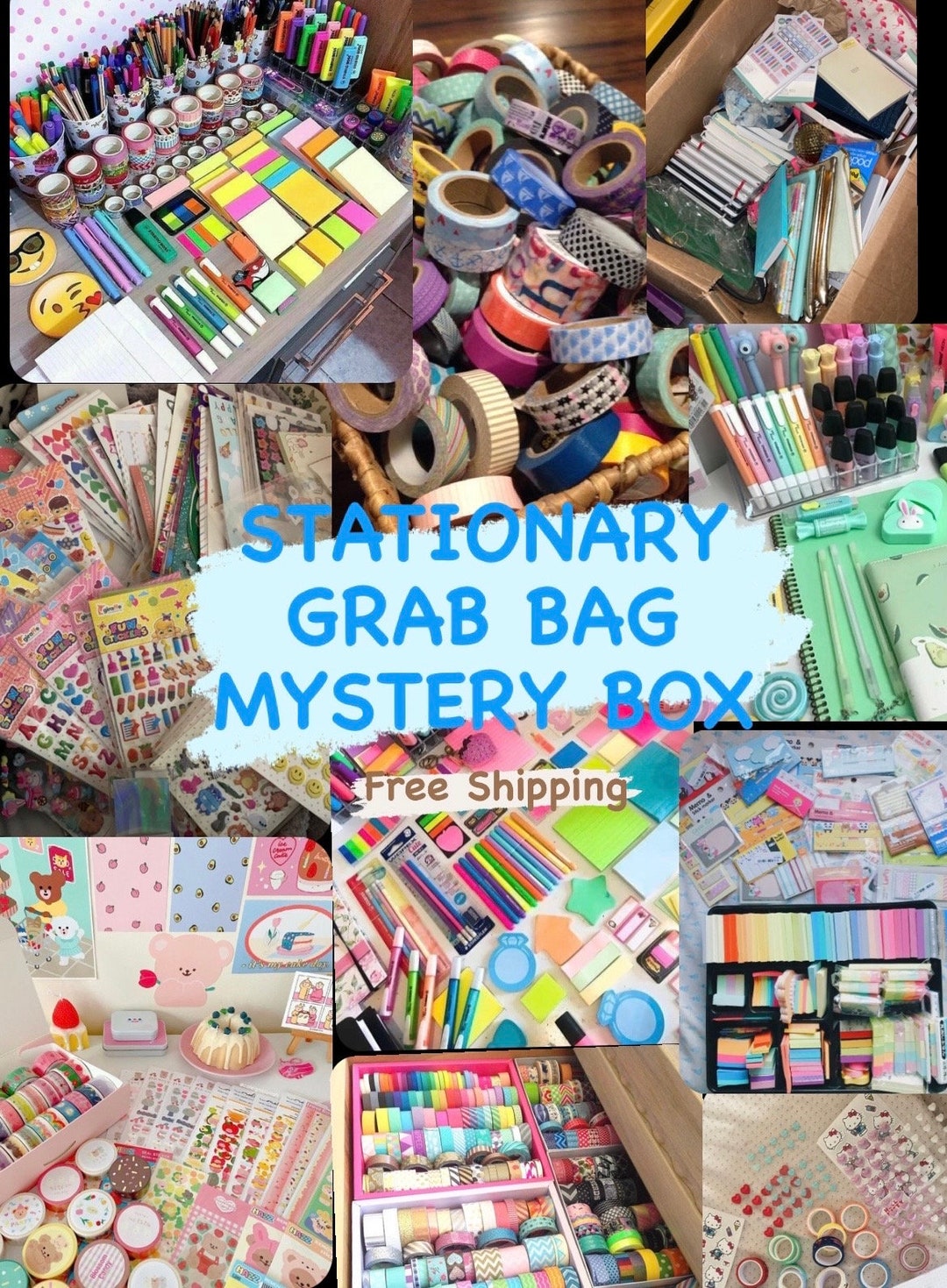 Mystery Bag Stationery Grab Bag Mystery Random Items Stationery Gifts ...
