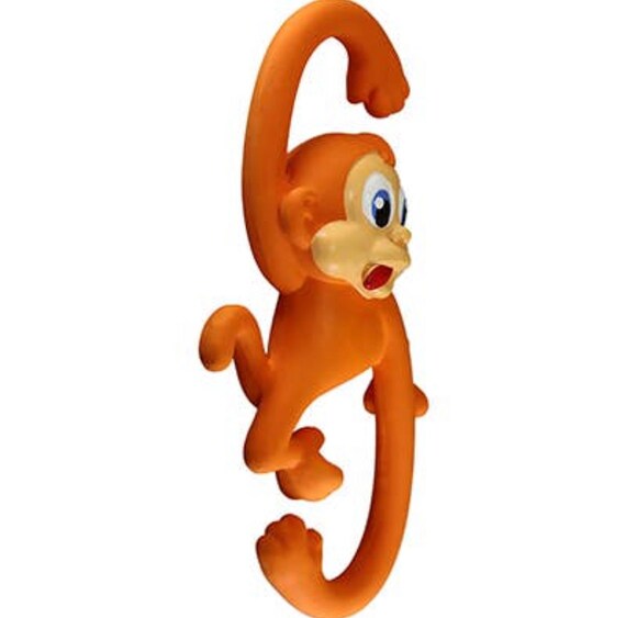 squeaky rubber monkey dog toy