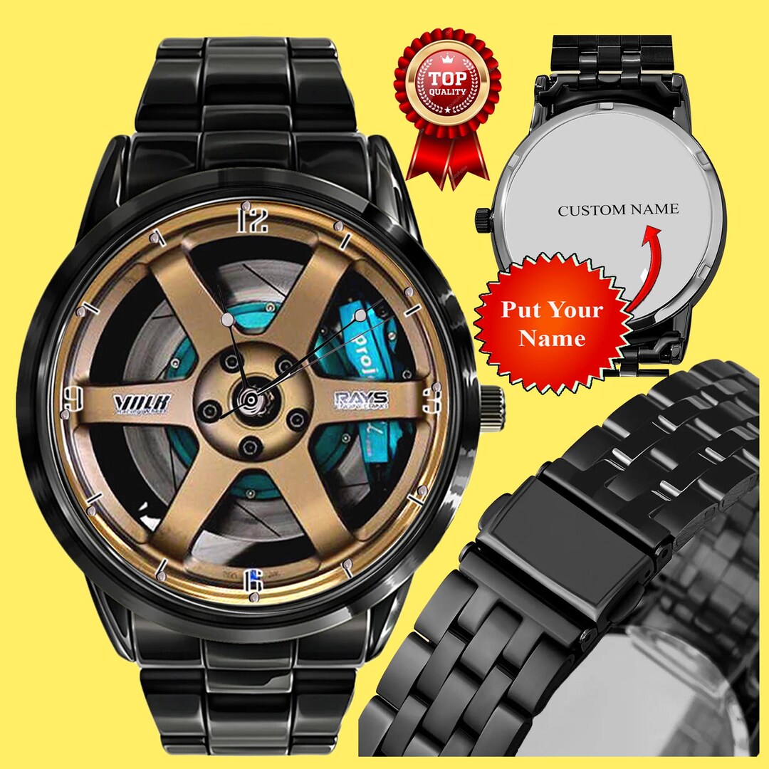 Volk Racing Rim Watch Volk Racing Rays TE37 Wristwatch for Men Sport Metal - Etsy