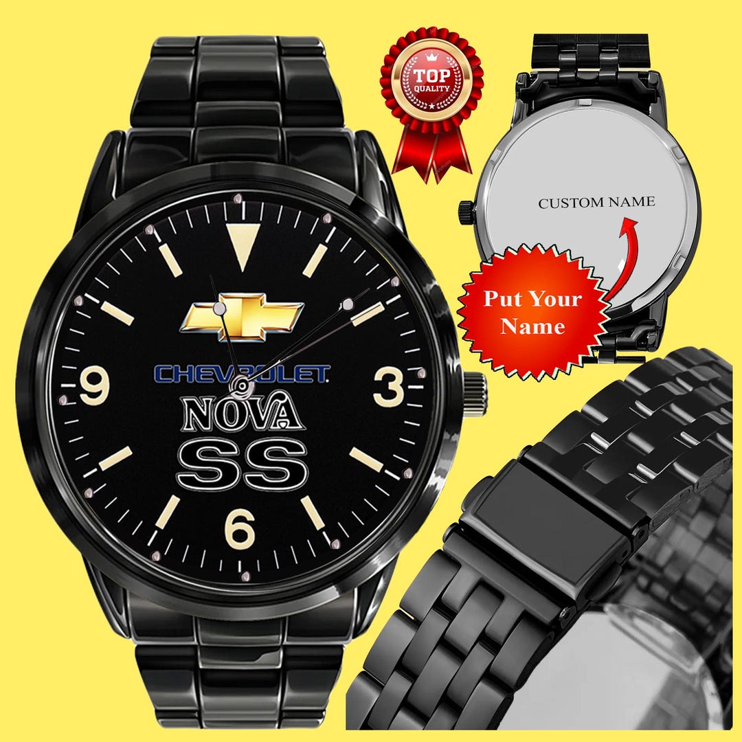 Chevy Watch Chevrolet Nova SS Logometal Wrist Watches Gift Free Box - Etsy