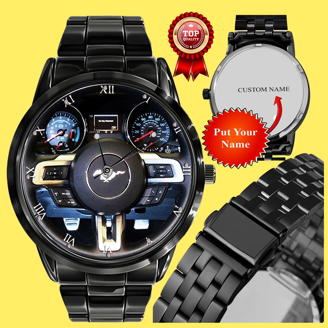 2015 Ford Mustang Steering Wheel Metal Wrist Watches Gift Free Box Etsy 2015-ford-mustang-steering-wheel-metal-wrist-watches-gift-free-box-etsy