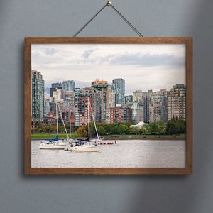 Downtown Vancouver Print | British Columbia Canada Wall Art | Vancouver Cityscape Photo