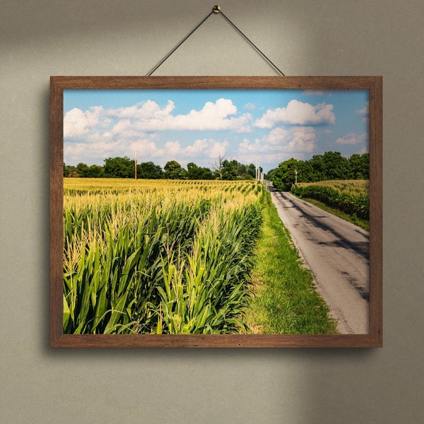 Midwest Landscape Print | Farmhouse Decor | American Landscape Photography | Midwest Farm Poster