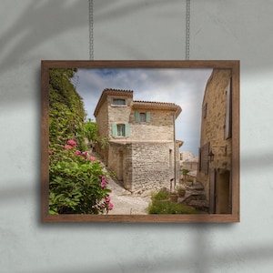French House Print | Lacoste France Wall Art | Provence France Photography | French Fine Art Print