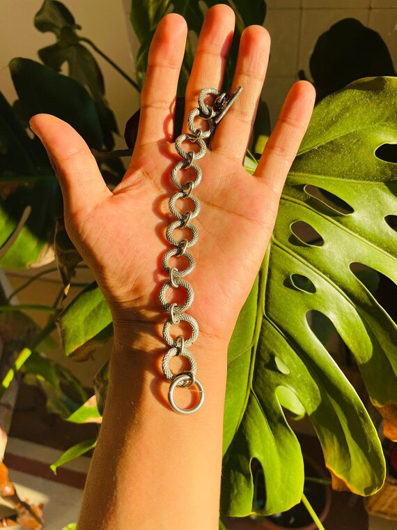Pezzo unico bracciale anni 50 in argento