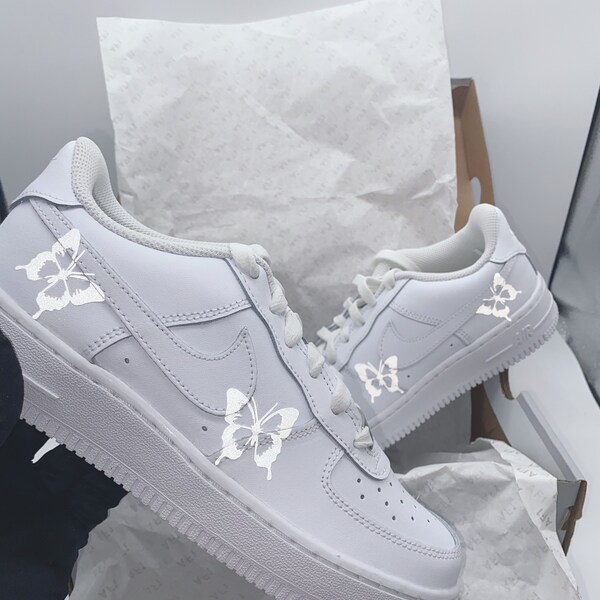 lil skies air force ones butterfly