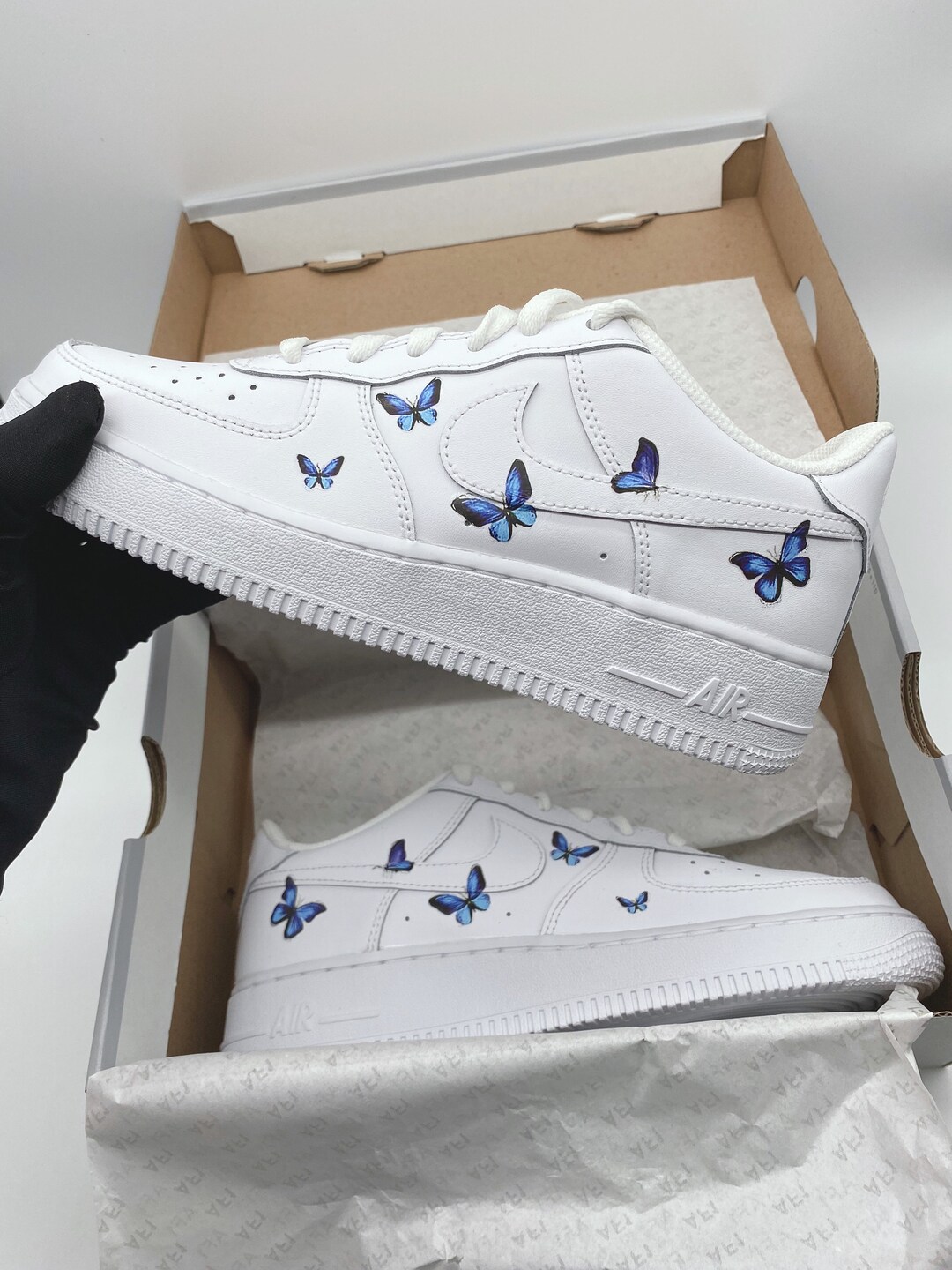 custom air force 1 butterfly