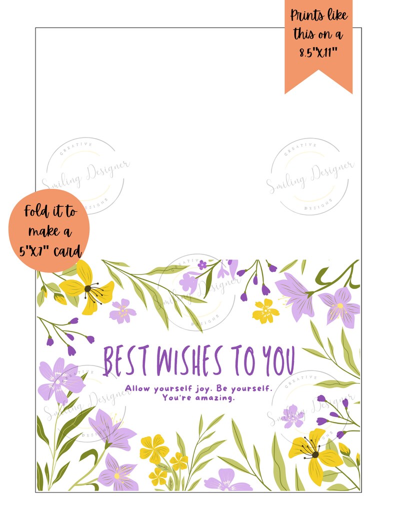 Best Wishes Printable Card Digital Download Pdf Wedding - Etsy